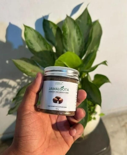 Jamalgota Ayurvedic Hair Growth Powder 100gm Each Pack of 2