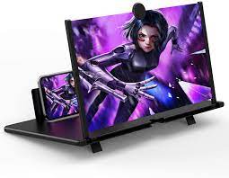 Mobile Phone Holder With Video Screen Amplifier, Mobile Phone 3D Screen Magnifier, Mobile video screen larger, mobile big screen, mobile screen, home